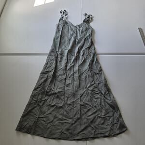 Jigsaw Dress Womens 2 Green 100% Viscose Sweetheart Slip Maxi Strappy Lined